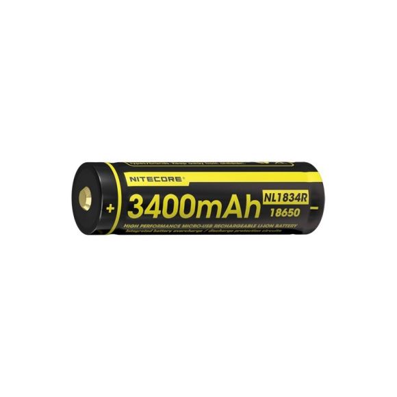 Accus 18650 Li-ion 3400 ma/h - Rechargeable en micro USB