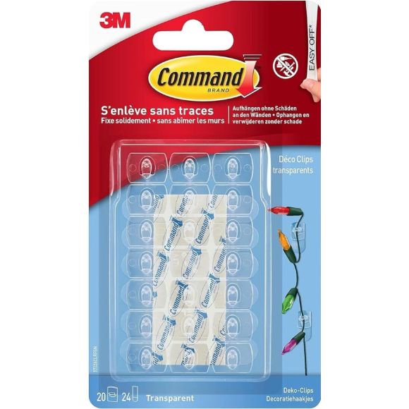 Clips adhésifs - 10 pièces