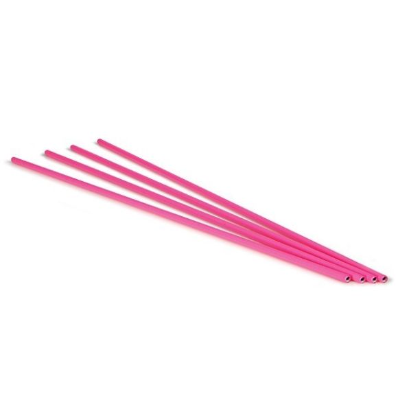 Tiges balistiques diamètre 5 mm - Rose - lot de 4