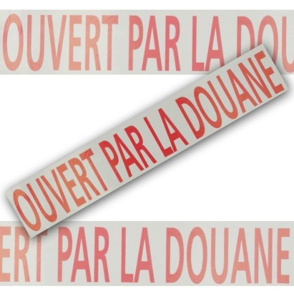 Adhésif - OUVERT PAR LA DOUANE - 5 cm x 100 m