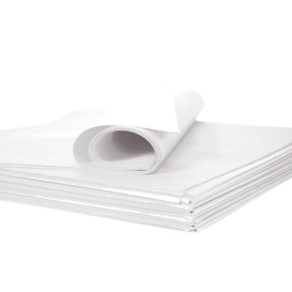 Feuilles souples pliées type papier de soie - 75 x 50 cm - lot de 50