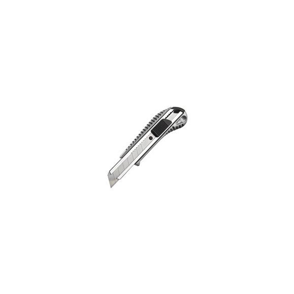 Cutter métal bi-matière long 16cm - lame 18mm