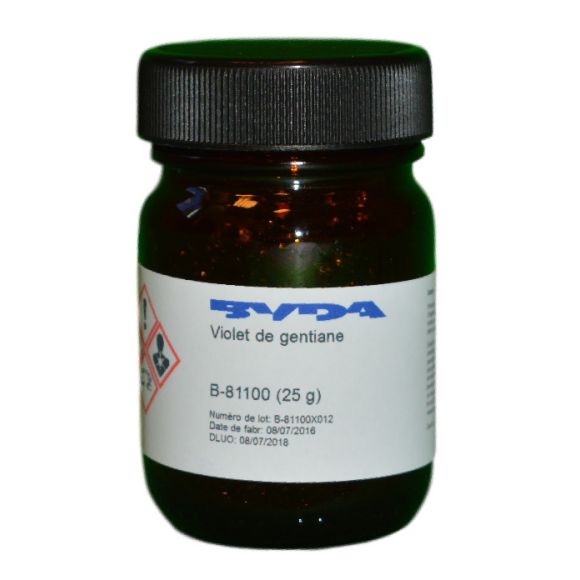 Cristaux Violet de gentiane - flacon brun 25 g