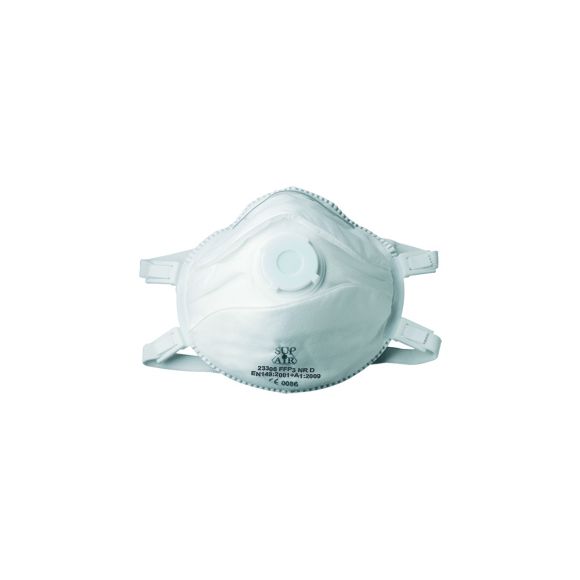 Demi-masques de protection FFP3 avec soupape - lot de 5