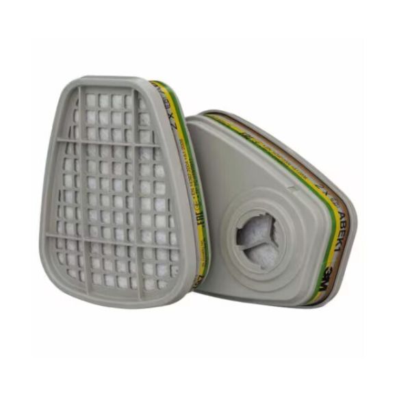 Filtres antigaz et vapeurs ABEK1 3M 6059 - 3M Série 6000 - lot de 2
