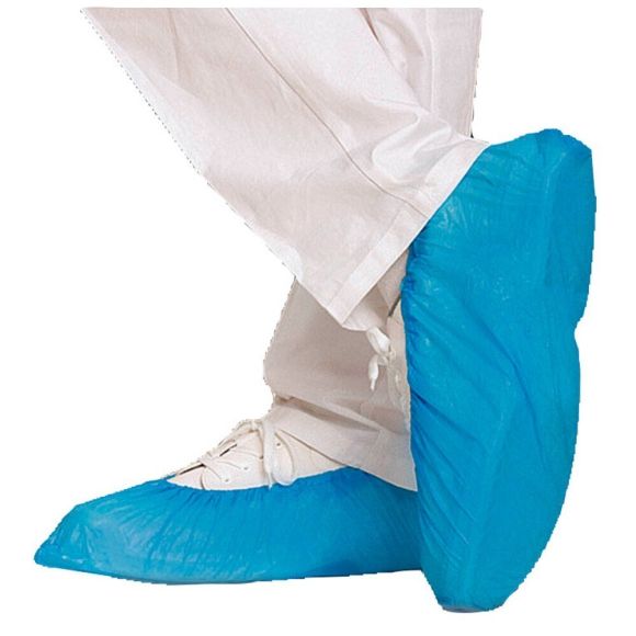Sur-chaussures bleues CPE - 47 cm - lot de 55 paires