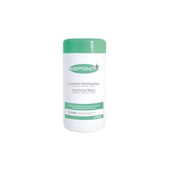 Lingettes nettoyantes et désinfectantes - lot de 100