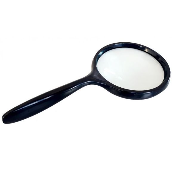 Loupe à main - lentille 10cm - grossissement x2.5