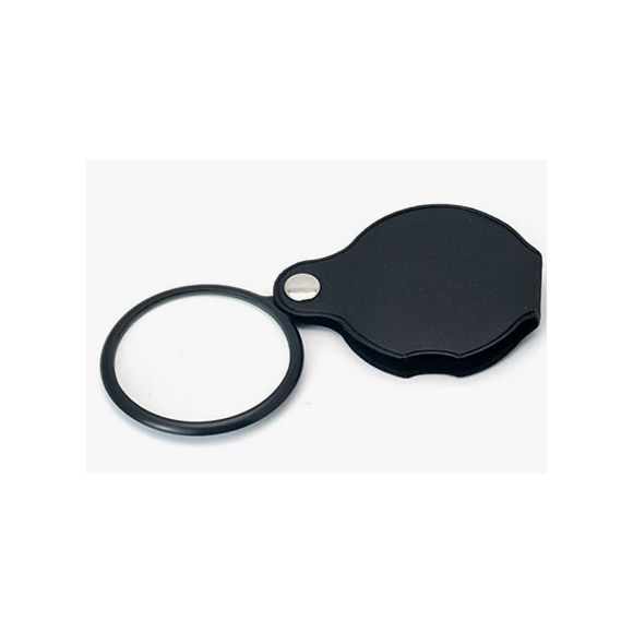 Loupe de poche pliable Ø5 cm + protection - Grossissement X3