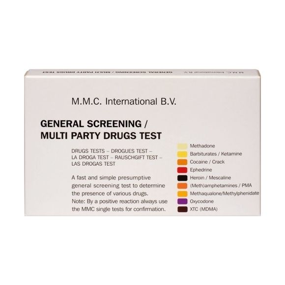 Tests drogues MMC - General screening et multi party test - 10 tests