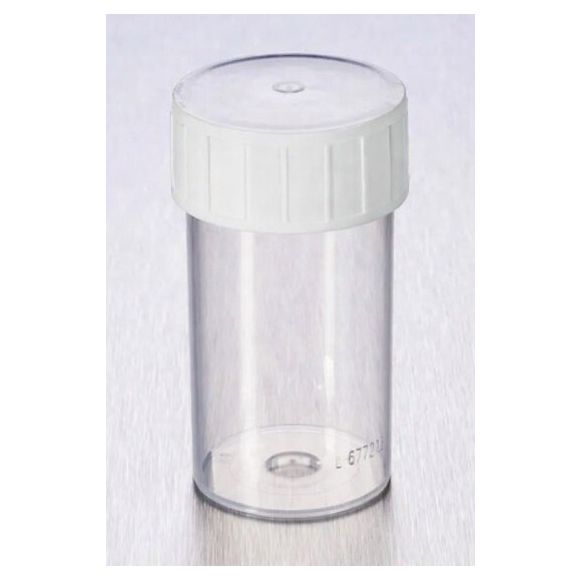 Pot plastique avec couvercle à vis 60 ml - lot de 10