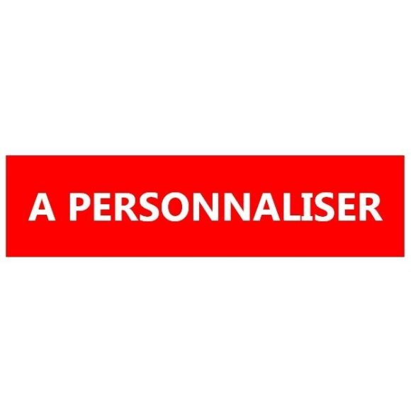 Rouleau adhésif sécurisé à personnaliser - Rouge - 35 mm par 20 m