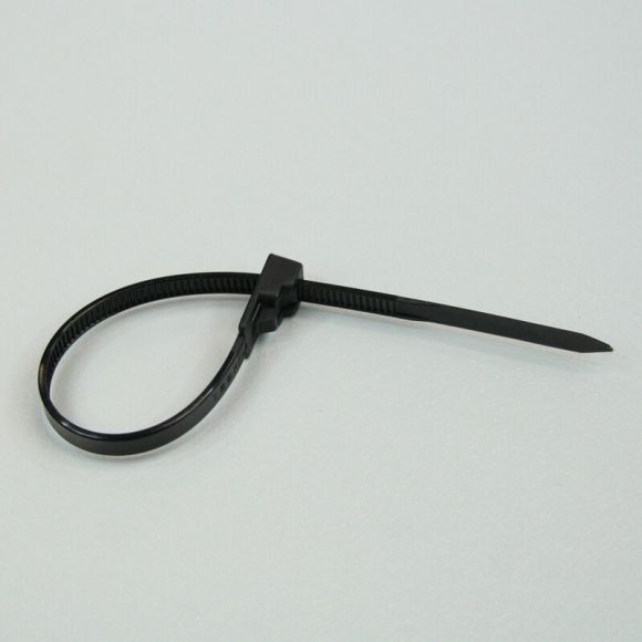 Liens réutilisables noirs - 7,6 x 350 mm - lot de 100