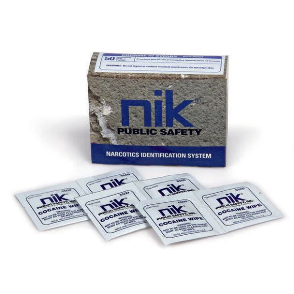 Tampons-buvards Nik® de détection Cocaïne - lot de 50