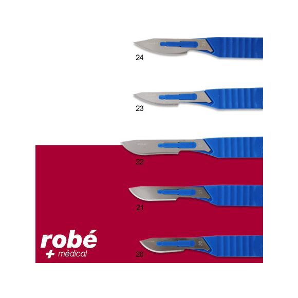 Bistouris stériles n°20 - lot de 10