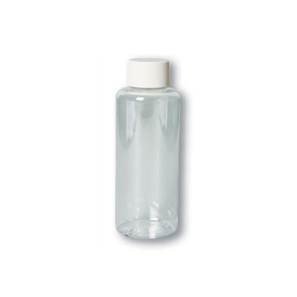 Flacon de 125 ml HDPE naturel + capsule à vis PP blanche pour ECOSPRAY